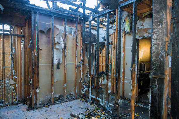 Professional Fire Damage Repair technician working in Franklin Park, PA